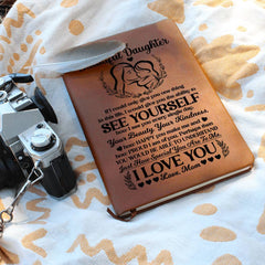 To My Beautiful Daughter – Leather Journal